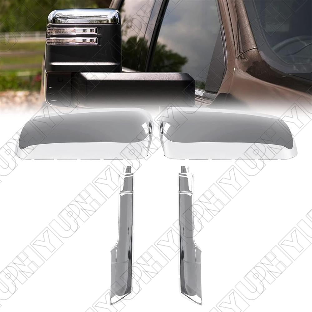 TopSide Mirror Cover Caps For Chevy Silverado for GMC for Sierra HD 2500 3500 2020-2023