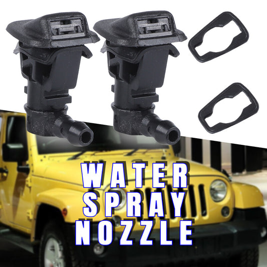 Front Windshield Wiper Washer Nozzle Jet Spray Hood for Jeep for Wrangler JK 13-17