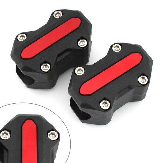 Engine Bumper Guard Crash Bar Decorative Protector for Honda for Kawasaki for Suzuki Red