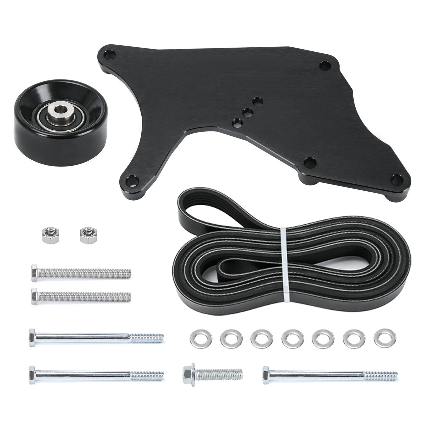 LS Truck Dual Alternator Bracket Kit for Chevy GM 1999-2013 4.8 5.3 6.0 6.2L V8