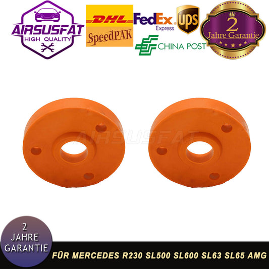 2x for Mercedes R230 SL500 SL600 SL63 SL65 AMG ABC buffer rubber top mount front