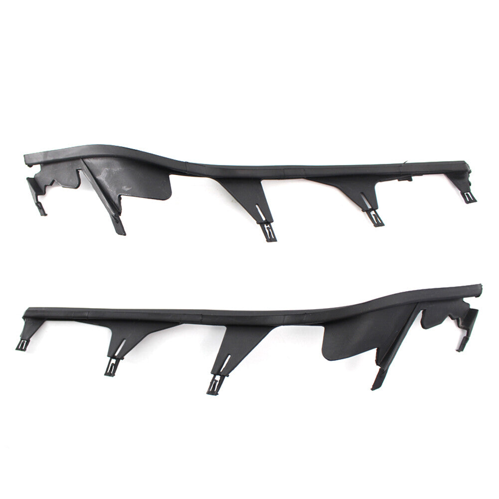Pair Upper Headlight Lamp Cover Strip Trim for BMW 3 Series E46 4 Door 1998-2001