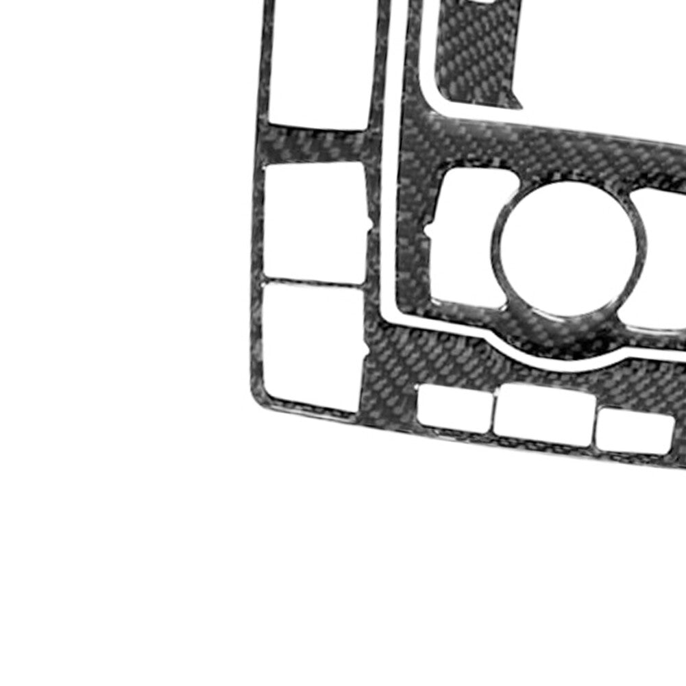 3Pcs Carbon Fiber Interior Gear Shift Panel Cover Trim for Audi Q7 2007-2015