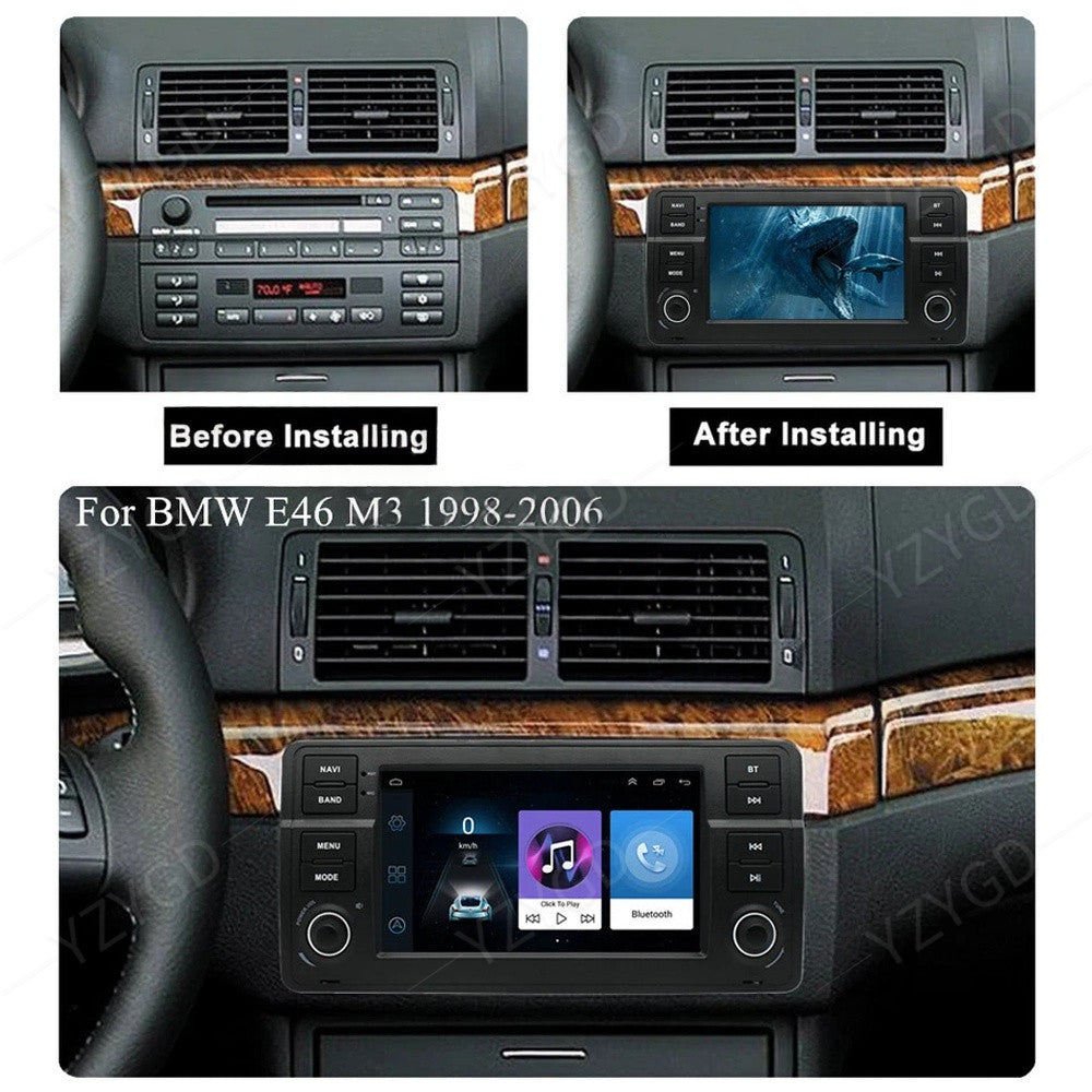 Android CarPlay Car Radio for BMW E46 5-Door Touring 1999-2005 Stereo GPS Screen