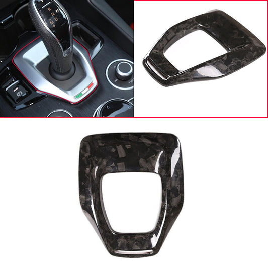 Forged Carbon Fiber Gear Shift Panel Trim for Alfa Romeo Giulia / for Stelvio 2020-22