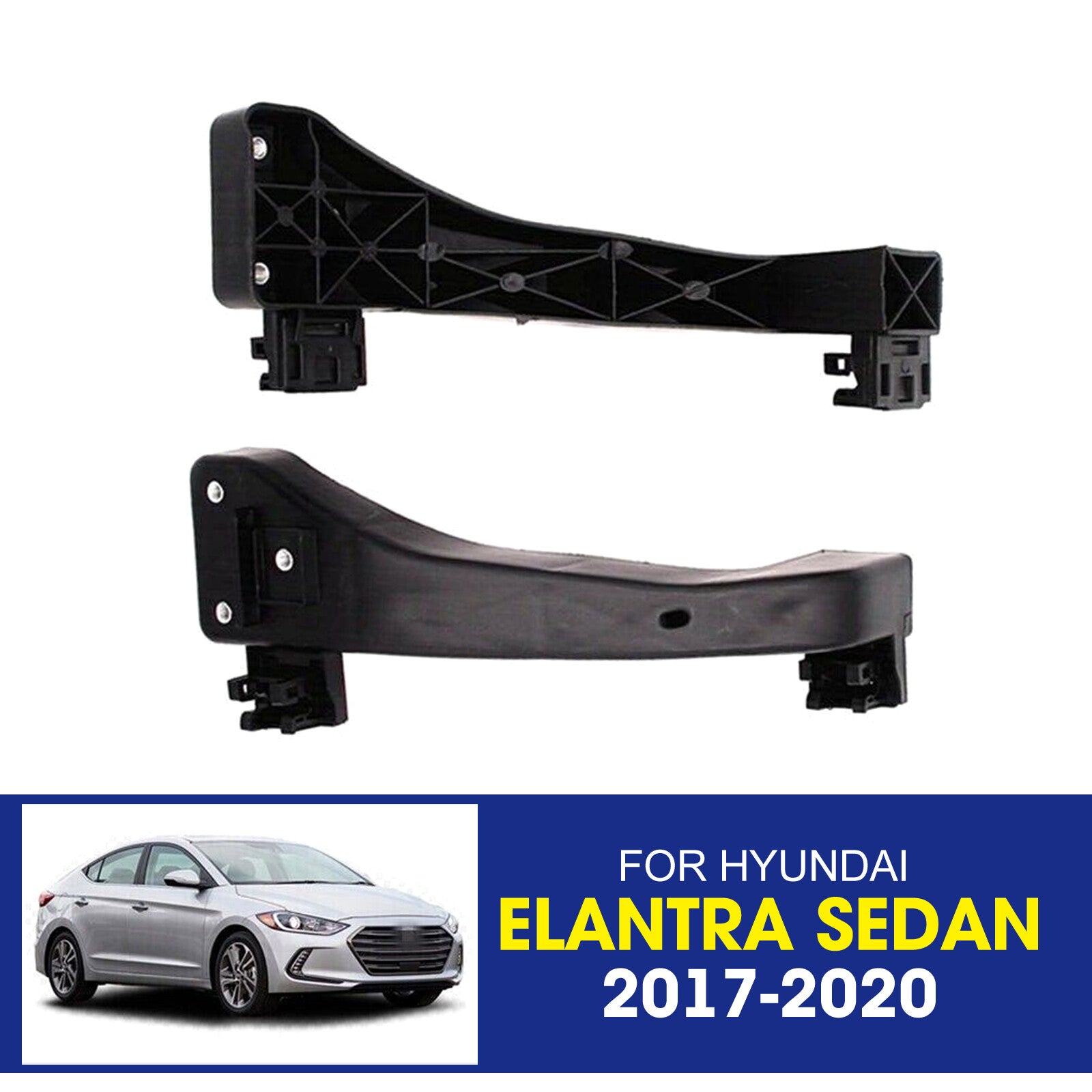 2pcs Left Right Headlight Support Bracket Fit for Hyundai for Elantra Sedan 2017-2020 AT