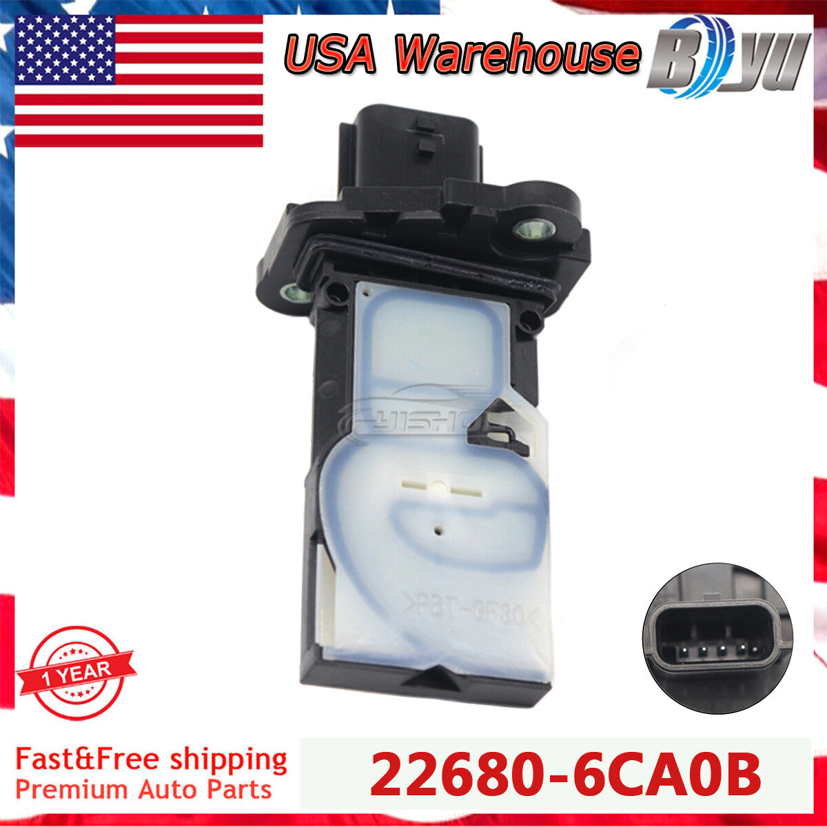 New 22680-6CA0B For 2019 for Infiniti QX50 for Nissan Altima 2.0L Mass air flow sensor