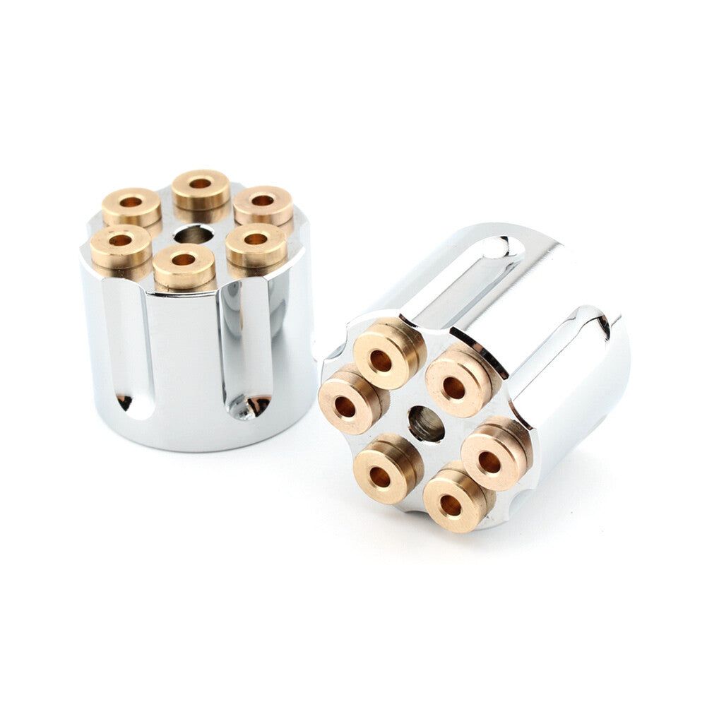 2x 6mm Rear for Seat Bolt Fender Screw Nut Chrome Fit for Harley Breakout Road Glide CVO