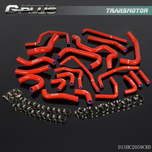 Red silicone auxiliary hose suitable for Toyota MR2 Turbo 2.0L 3SGTE Rev2 LHD 1991