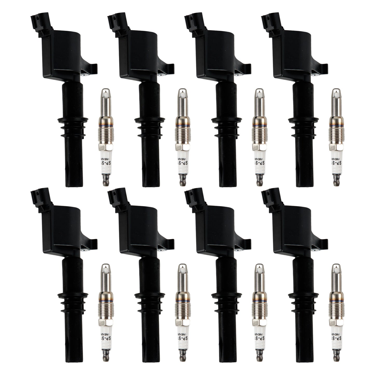 8Pcs Ignition Coil  Iridium Spark Plug Kit For 2005-2008 for Ford for Mustang V8 4.6L