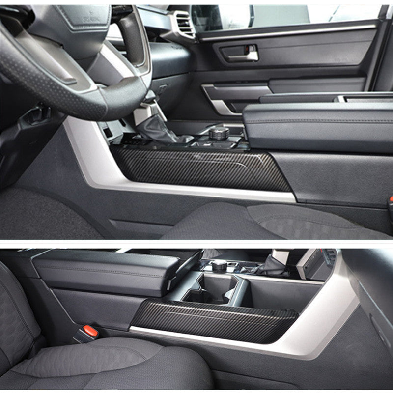 2P Carbon Fiber Exterior Side Center Console Cover Trim for Toyota Tenderra 2022  2023