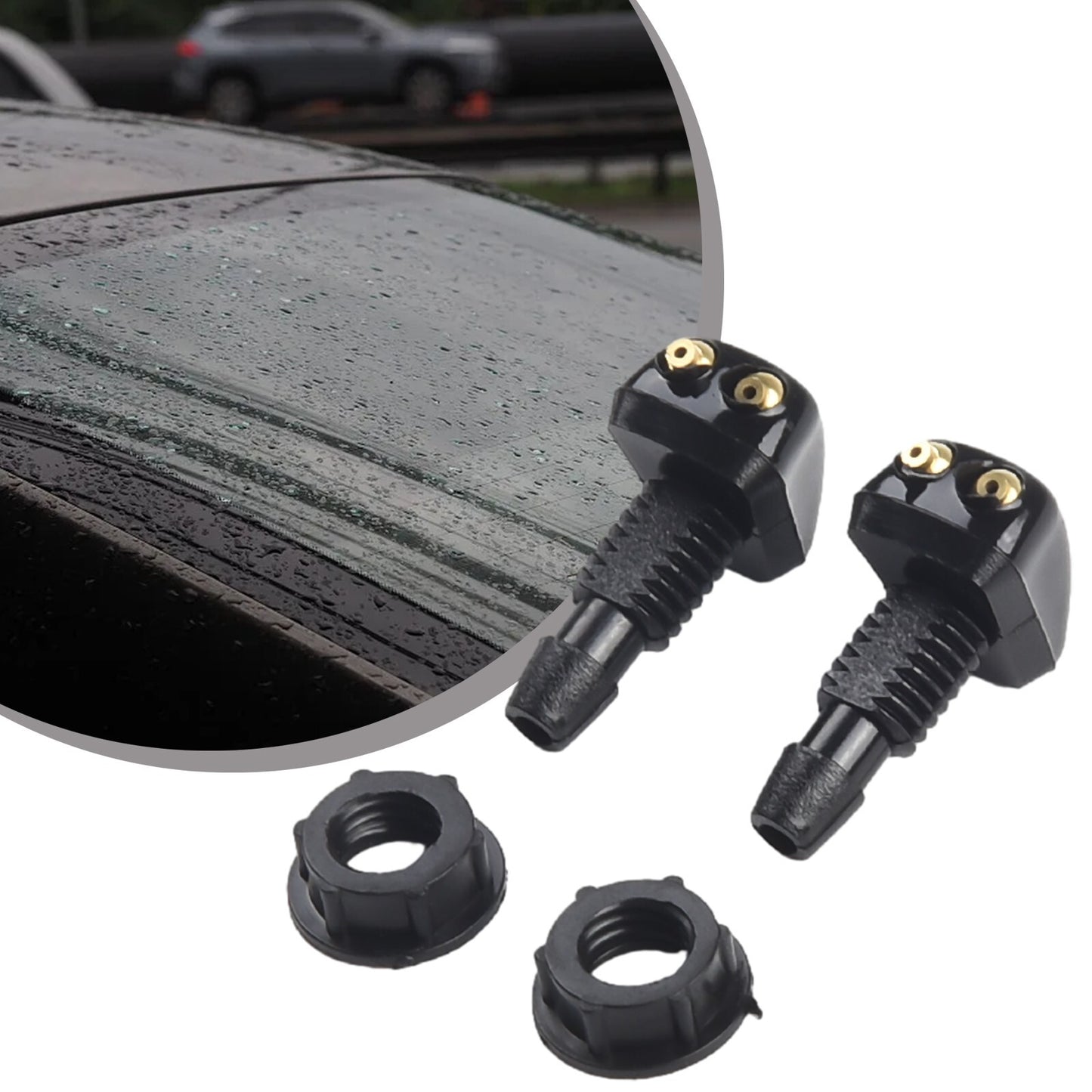 Washer Jet Washer Wiper Nozzle Car Accessories ABS Plastic Anti-corrosion