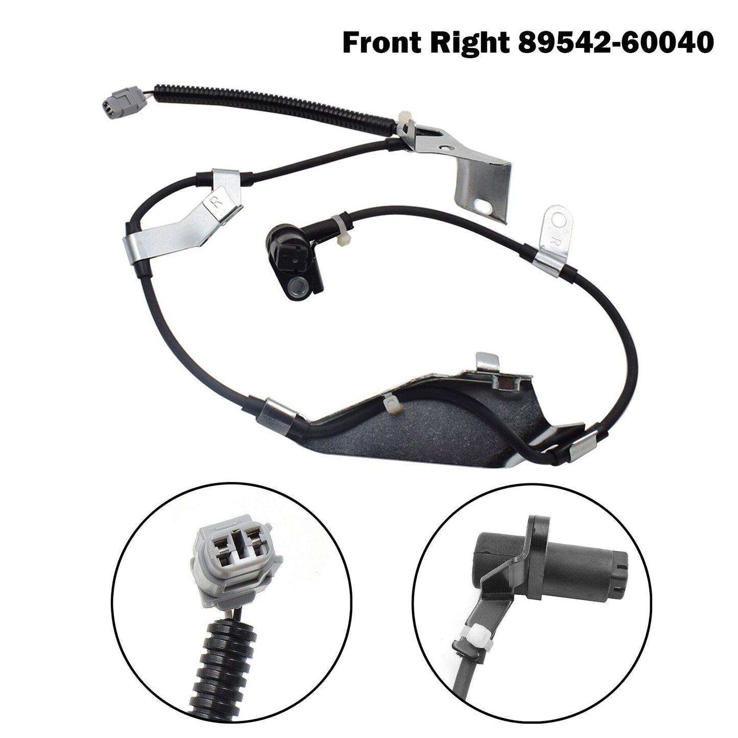 4PCS Rear Left Right Car ABS Wheel Speed Sensor for Toyota for Land Cruiser LX470