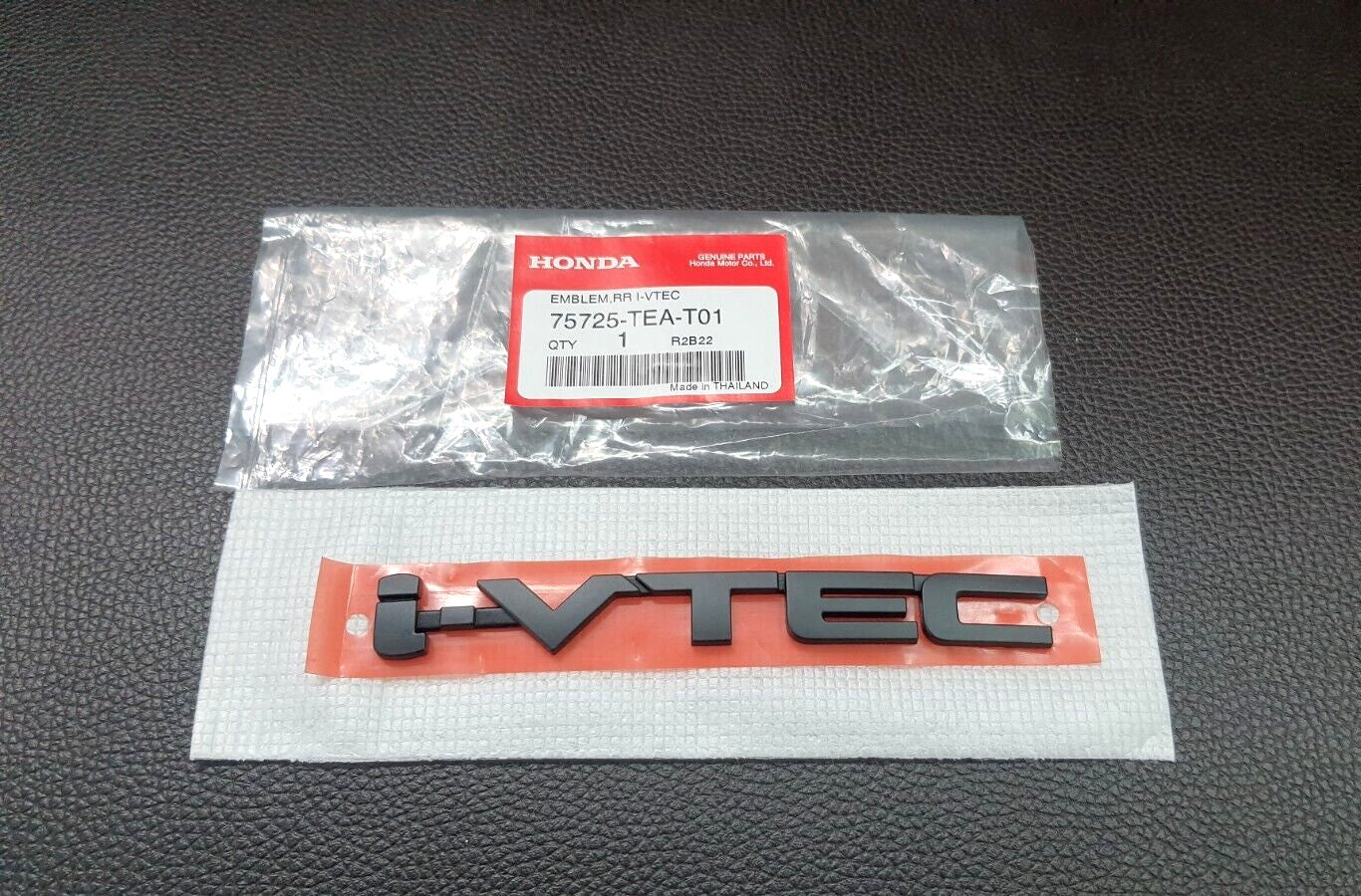 SET for CIVIC I-VTEC FC FK MATT BLACK LOGO EMBLEM FOR REAR for HONDA for CIVIC 2015-21