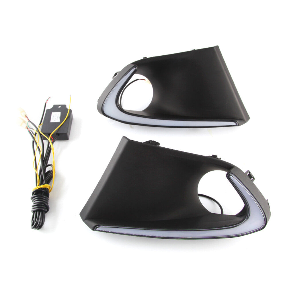 2x Car LED Daytime Running Light with Turn Signal for Suzuki Baleno 2016-2017