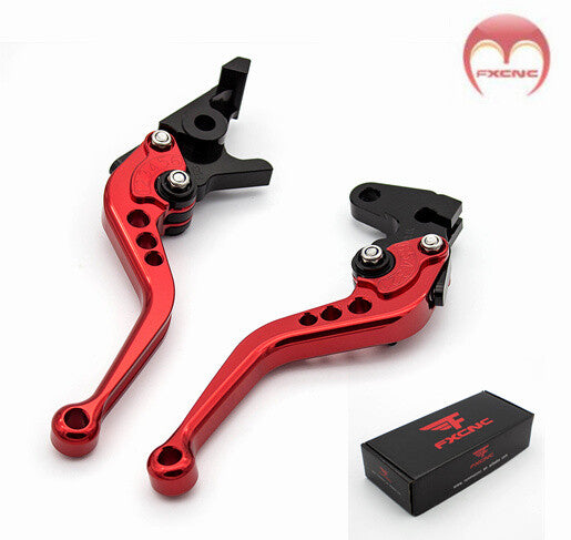 CNC red brake clutch lever for Ducati 1198/S/R 2009 - 2011 2010 Adjustable