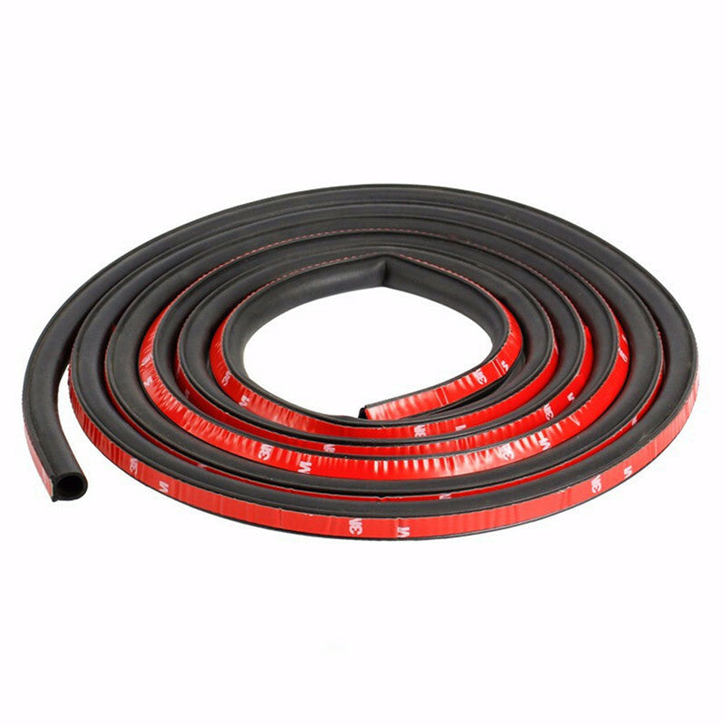 8M Car Seal Strip D-shape Rubber Pad Seal Strip Weatherstrip Seals Hollow Mat
