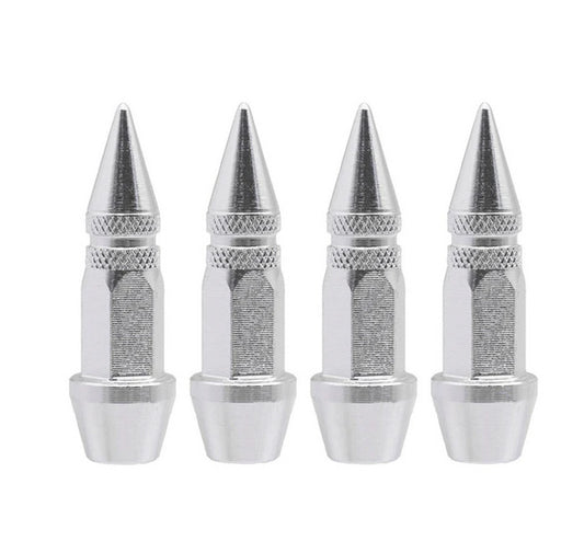 4-piece car tire valve cover rod air dust cover dustproof red nail for Mitsubishi