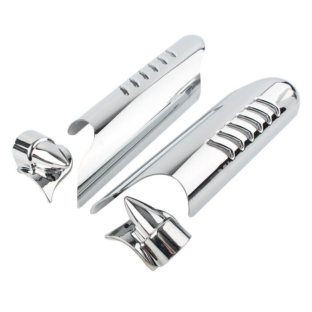 Fork Lower Leg Deflectors Shield Cover Fit for Harley Touring FLHT 2000-2013 cl