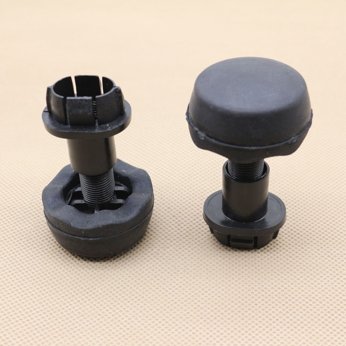 2-Piece Rubber Bumper Cover Pad CV6Z-16758-A for Ford Focus Escape Edge C-Max