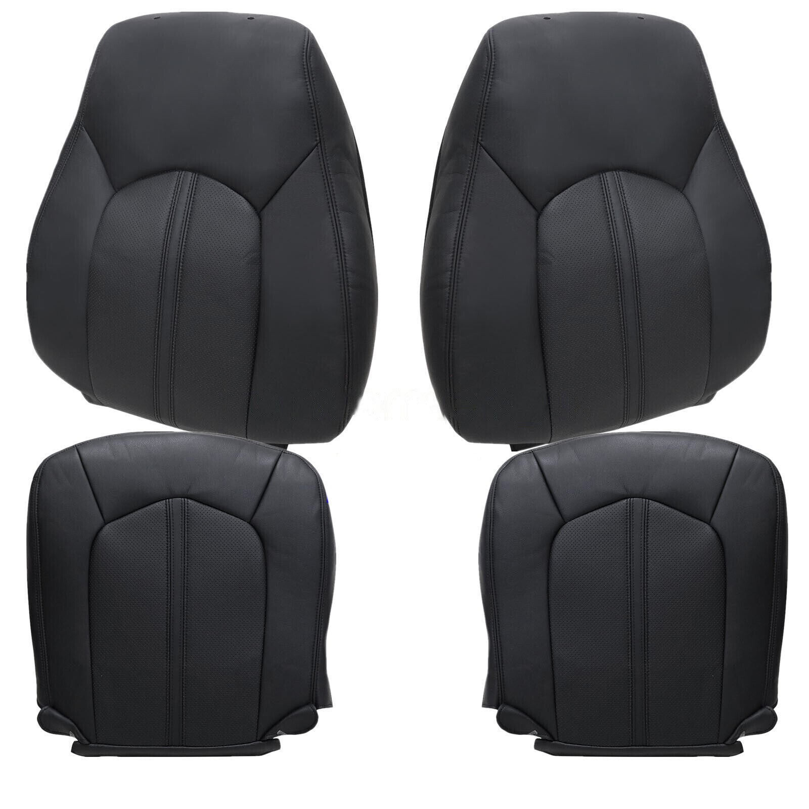 4PCS Front Driver  Passenger Side Leather for Seat Cover for Cadillac CTS 2008-2013
