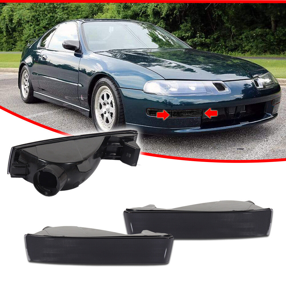 Smoke lens front turn signal inner light housing for Honda Prelude 1992 - 1996