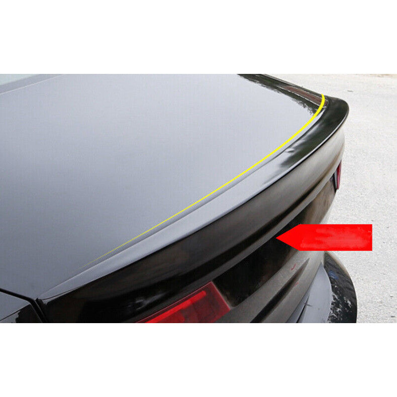 for Volvo S90 2017-2021 Gloss Black sport Rear Trunk Spoiler Lip Tail Wing Bar