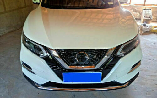 Dark Chrome Front Bumper Streamer Strip Styling for Nissan Rogue Sport 2020-2021