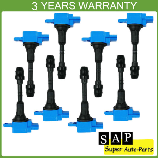 8PCS Ignition Coil UF510 for Nissan Armada Titan for Infiniti QX56 04-07 22448-7S015