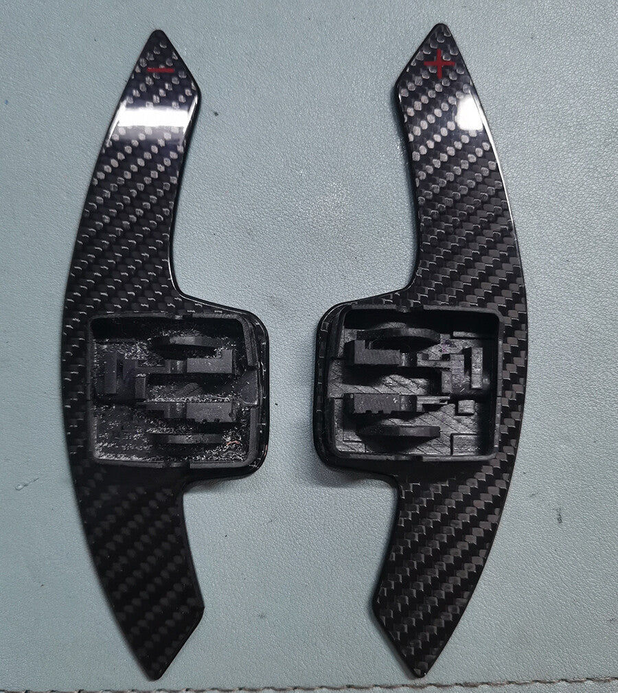 Carbon Fiber Paddle Shifter for Chevrolet for Corvette C7 Camaro Steering Wheel New