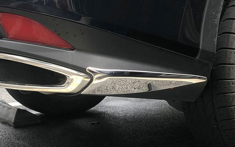 for Lexus RX350 450h 2020-22 Chrome Rear Bumper Both Side Lip Corner Cover Trim
