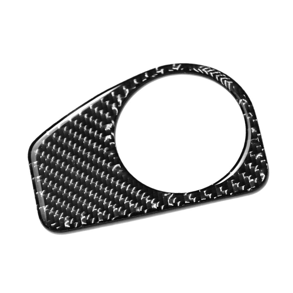 Carbon Fiber Headlight Switch Panel Trim Cover for VW for Golf MK7 2014-2019 Type B