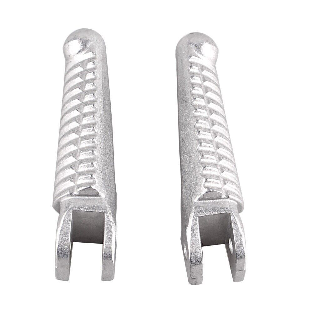 for Ducati 848 1098 1198 2008 - 2013 Rider Front Foot Pegs Footrests Set Silver