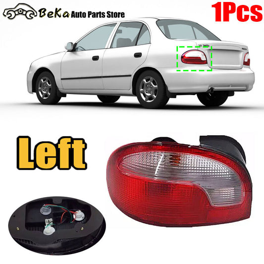 1-piece set of for Hyundai Accord 4D 1998-1999 left rear taillight brake light with bulb
