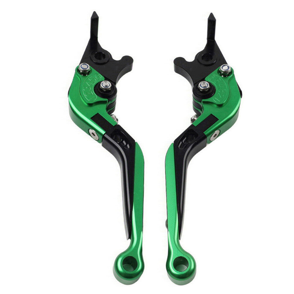 CNC Folding Extendable Brake Clutch Levers for Honda CBR125R CBR150R Green