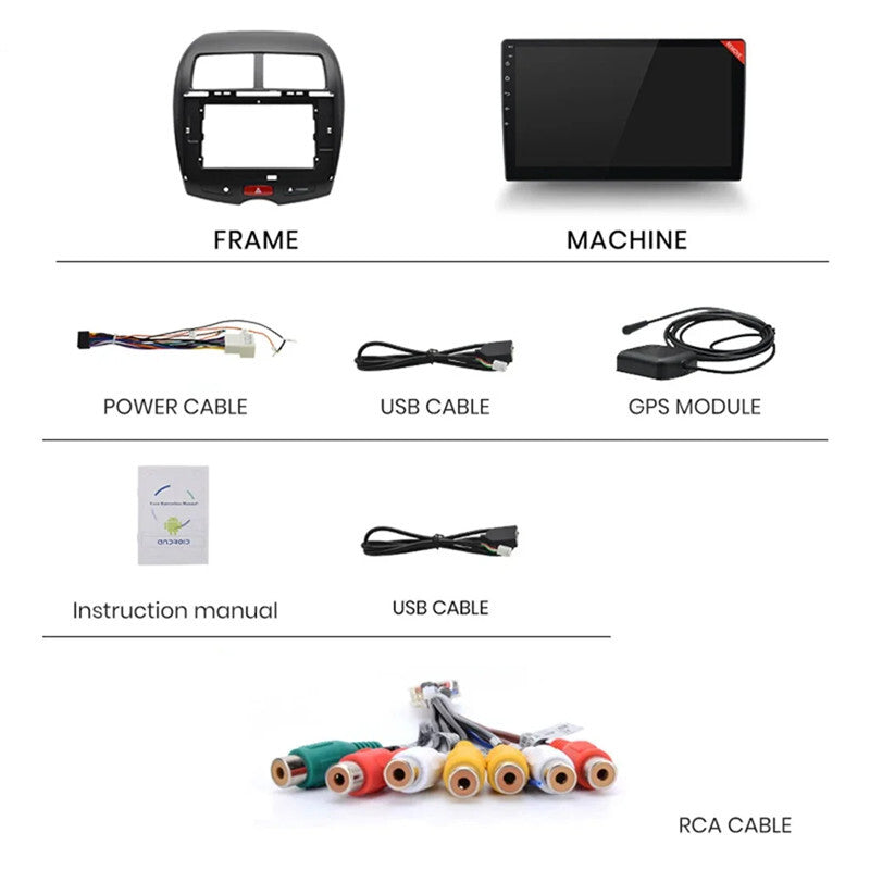 Car WiFi Android Radio Multimedia Video Player for Mitsubishi ASX 10-16 GPS Navi