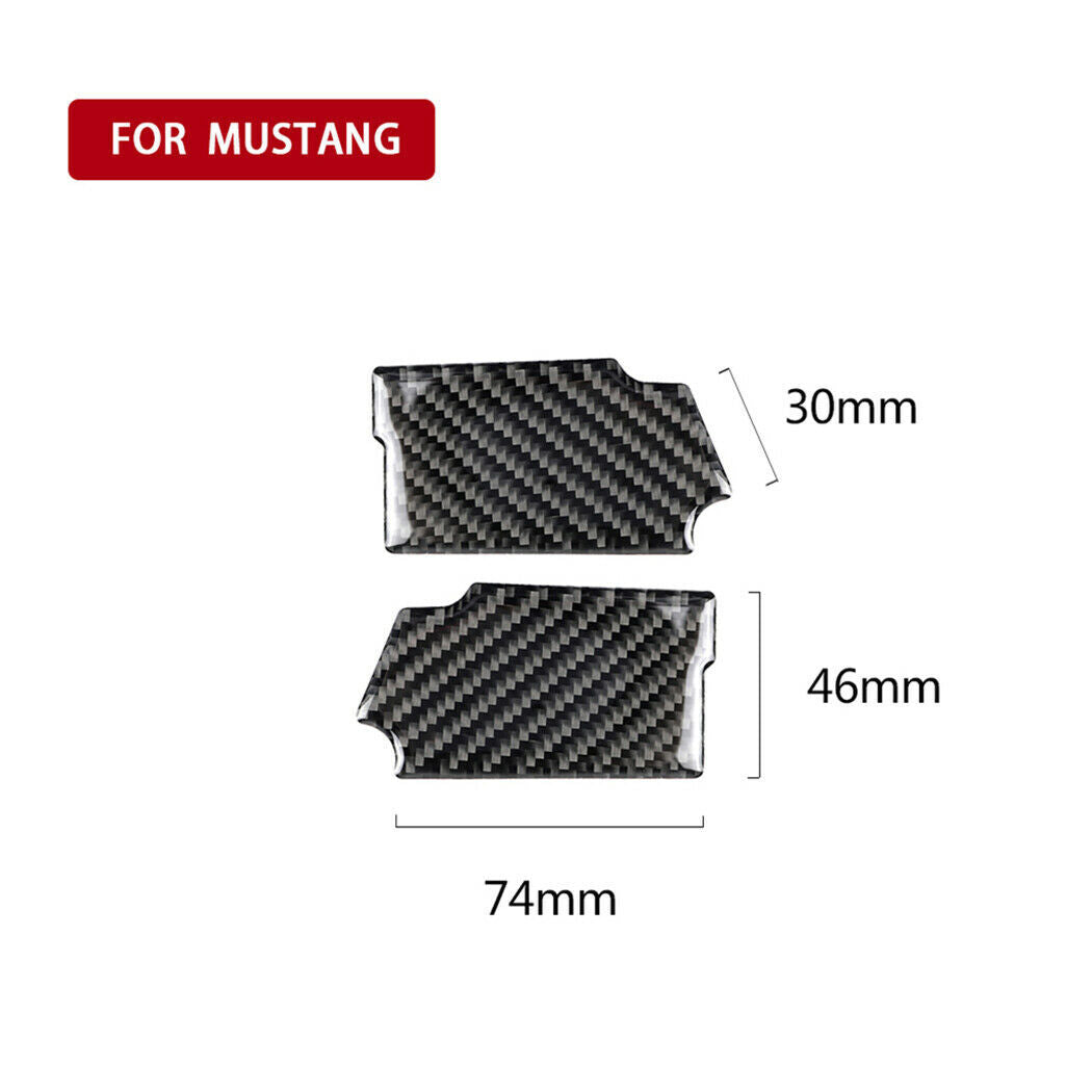 2015-2020 Carbon Fiber  for ford  for Mustang Door Handle Bowl Sticker Cover Trim