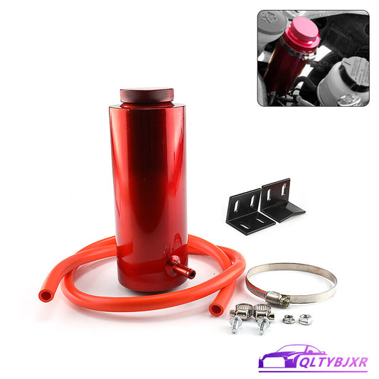 800ml Radiator Coolant Catch Tank Aluminum Overflow Reservoir Bottle Red