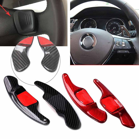 Carbon fiber steering wheel paddle shifters suitable for Volkswagen for Tiguan , for Golf 7, MK7, for Passat B8