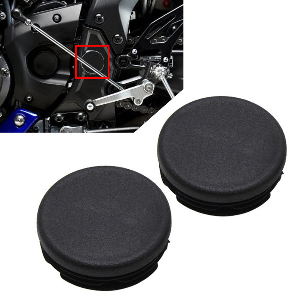 Motorcycle Frame Hole Cover Caps Plug Decorative 2PCS for YAMAHA YZF-R7 21-22