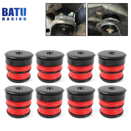 Red Body Cab Mount Bushing Kit For 08-16 for Ford F250 F350 Super Duty 2WD 4WD