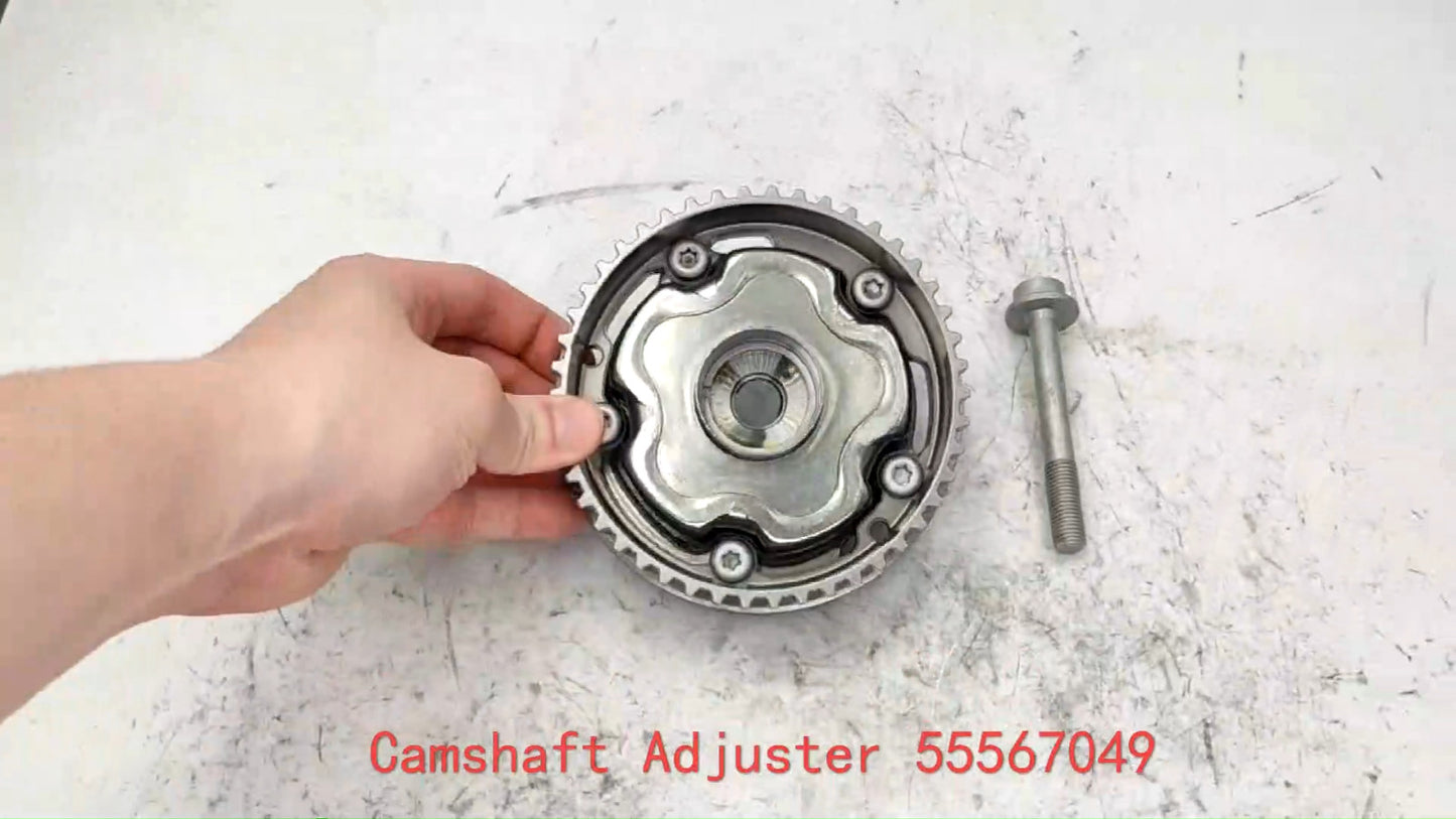 Intake VVT camshaft gear adjuster 55567049 is suitable for Chevrolet for Cruze , for Opel , and for Vauxhall .