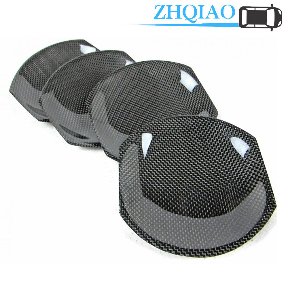 Carbon Fiber Handle Door Bowl Cover Trim for Honda for Civic 8th Gen Sedan 06-11