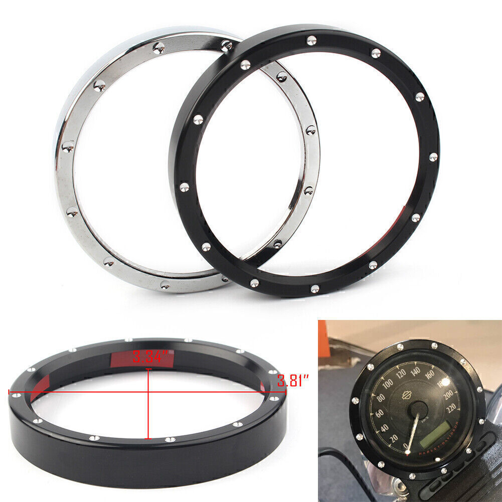 Fit for Harley Sportster XL883 XL1200 motor Speedometer Gauge Bezel Accent Trim Ring