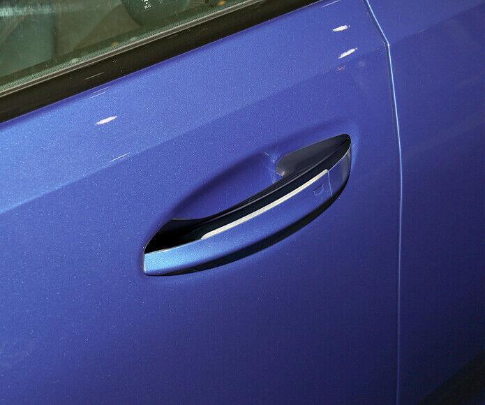 for Cadillac CT5 CT5-V 2020-2023 Glossy Black Door Handle Cover Trim W/Light 4pc