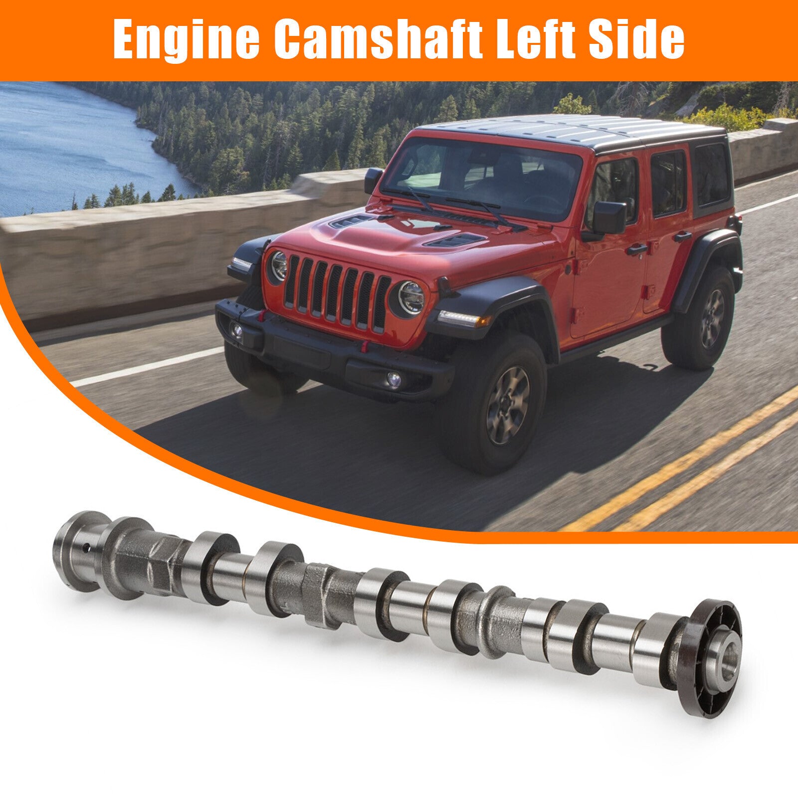 Left Side Exhaust Camshaft 5184377AE for CHRYSLER for DODGE for CHALLENGER for JEEP for RAM New