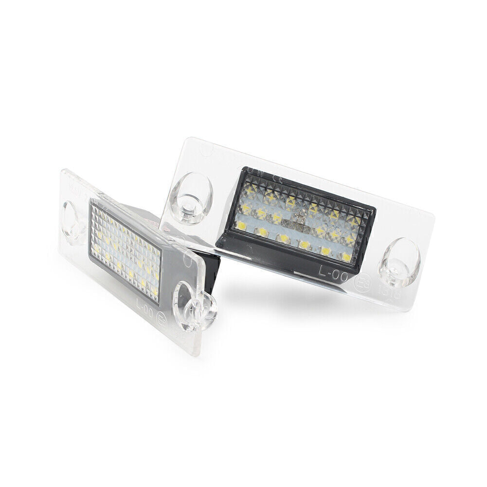 for Audi A4 B5 1995-01 96 97 98 2x 18 LED License Number Plate Lights Lamp 12V