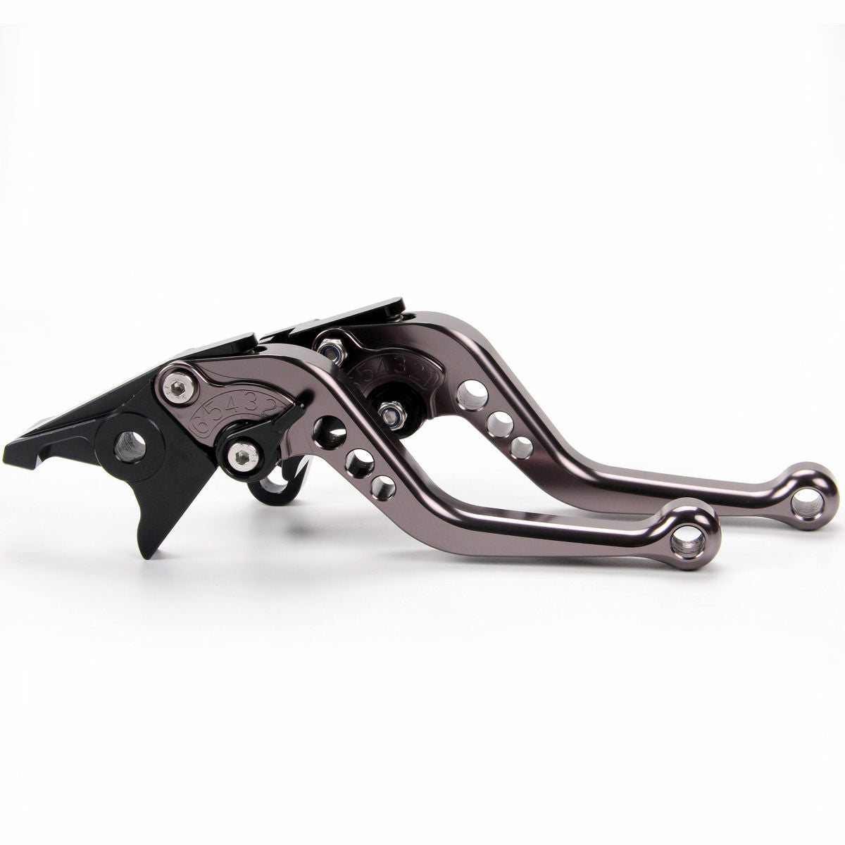 GREY Short Brake Clutch Levers for Yamaha YZ125 1996-2000 YZ250 (1996-1999)
