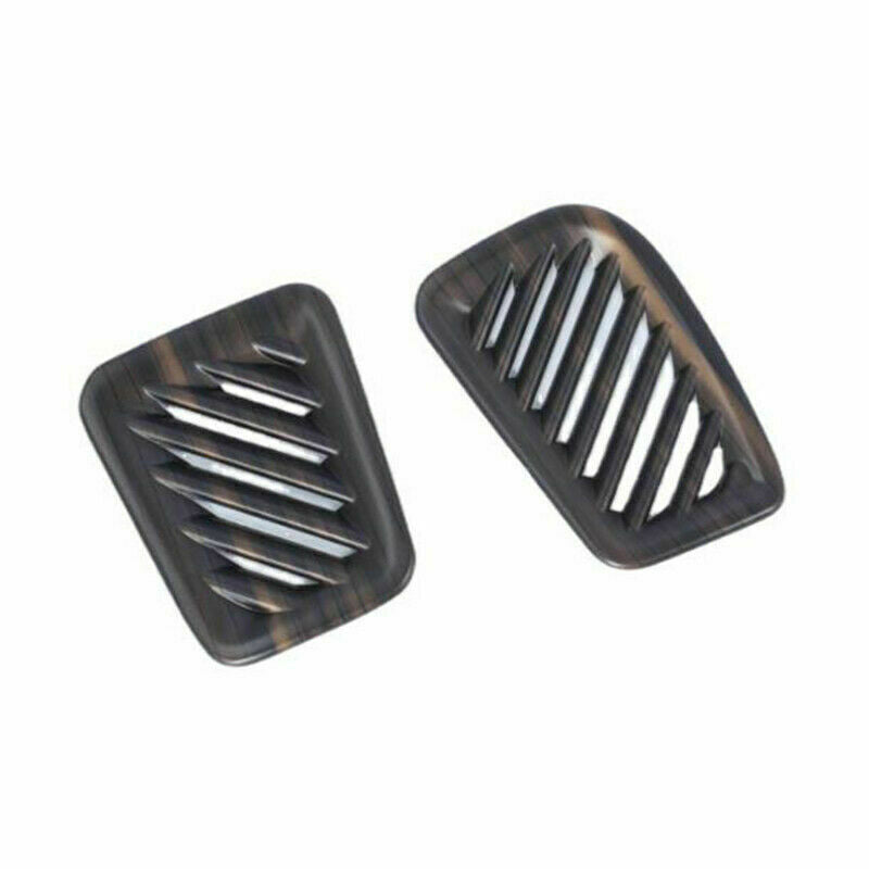 ABS Wood Grain Dashboard Air Outlet Vent Cover Trim for Toyota Highlander 20-22
