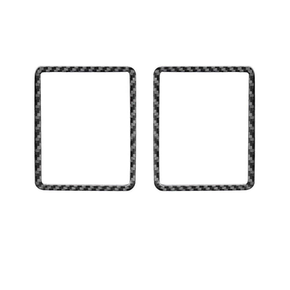 2X Carbon Fiber Dashboard Air Vent Outlet Cover Trim for Mazda CX-9 2010-2015
